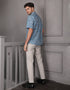 GAVYN R/FIT SHORT SLEEVE SHIRT (LIGHT BLUE)